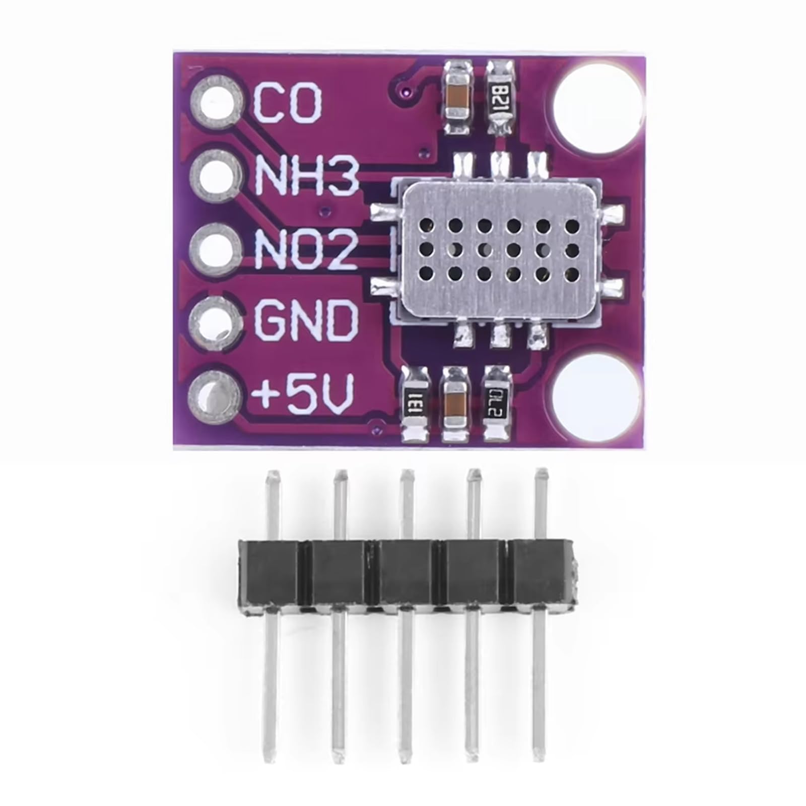Detectores de aire COV NH3 de alta precisión para ingenieros y educadores con interfaces fáciles e indicadores LED, dispositivo ambiental