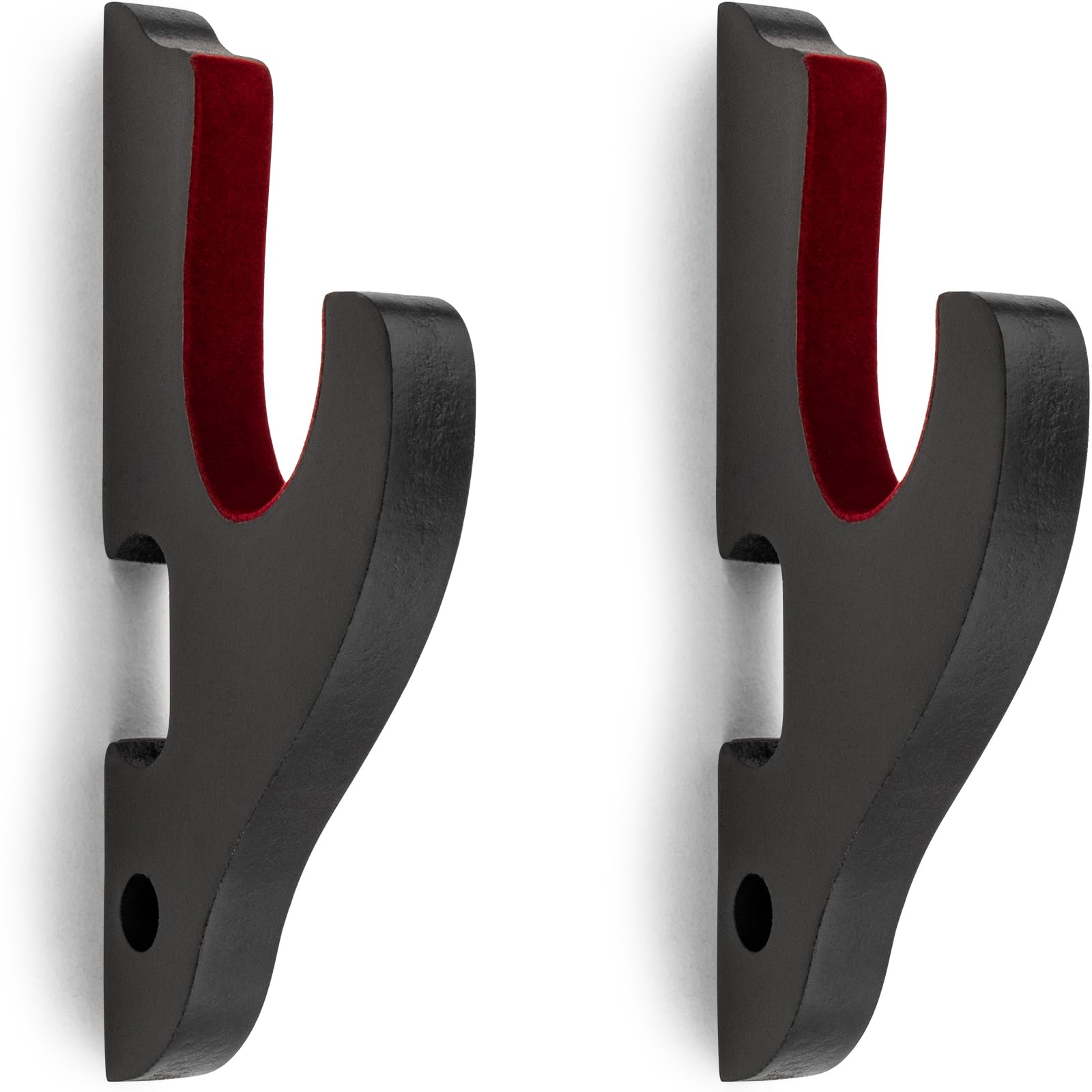 Sword Holder Wall Mount 1-Tier Velvet Padded Hook Katana Holder Adjustable Display Hanger for Samurai Sword Tanto Rapier Light Saber Cosplay Blade Tanjirou Demon Slayer Weapon Rack…