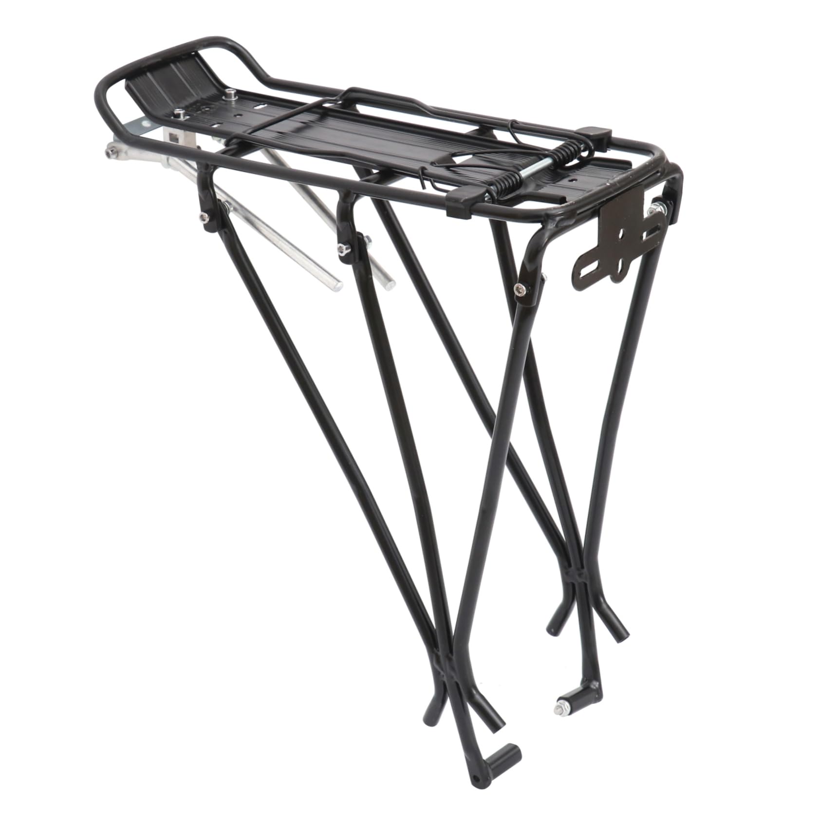 Happyyami Bike Rear Cargo Rack Durable Back Stand Luggage Carrier for Mountain Road Bikes Convenient Bicycle Rear Shelf for Easy Outdoor Transport