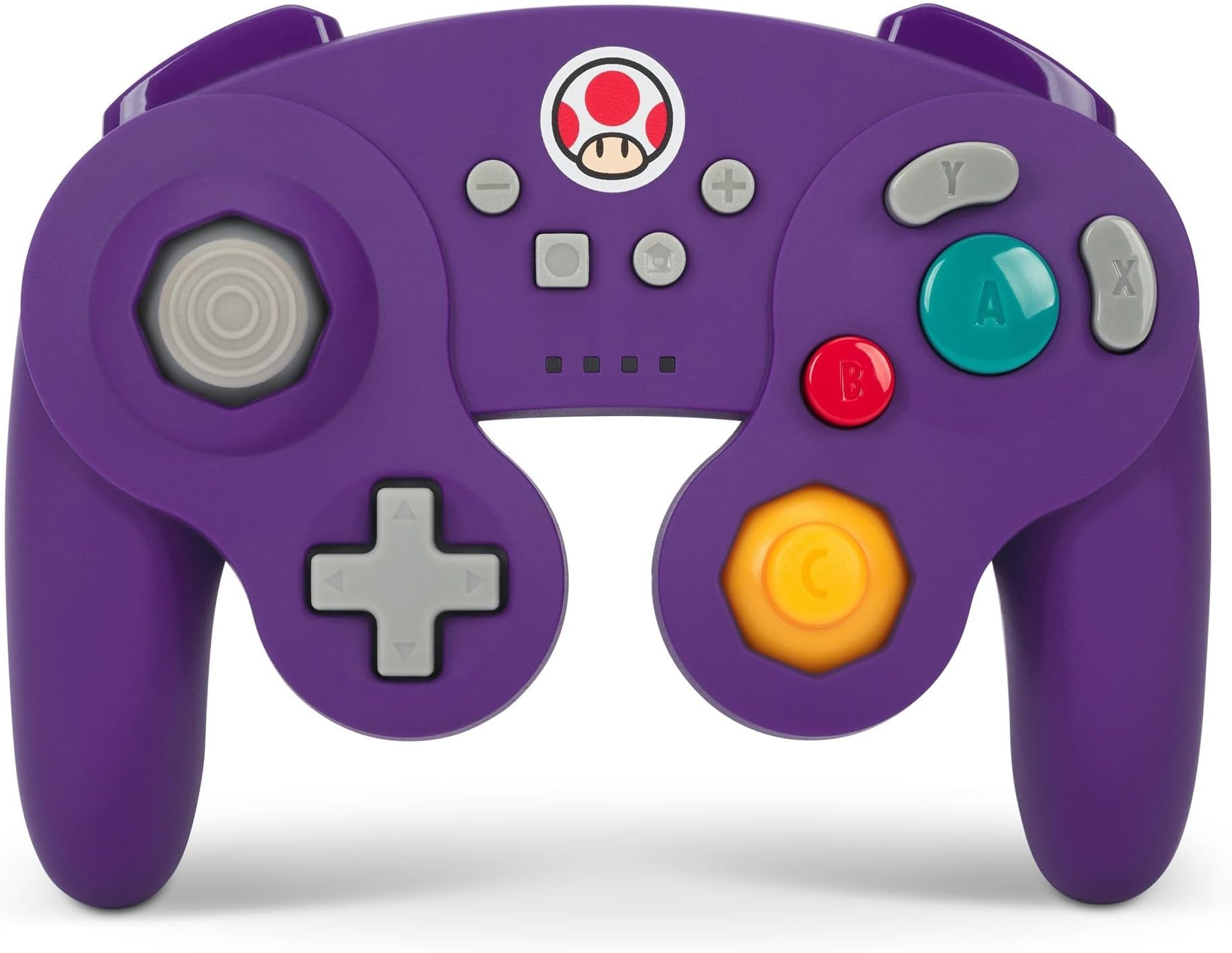 PowerA GameCube Style Wireless Controller for Nintendo Switch/Switch 2 / Switch Lite/OLED Model - Toad, Officially Licensed by Nintendo
