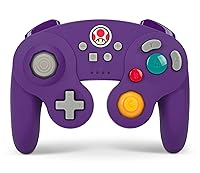 Vista 1 de PowerA GameCube Style Wireless Controller for Nintendo Switch/Switch 2 / Switch Lite/OLED Model - Toad, Officially Licensed by Nintendo