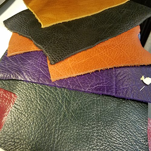 Nat Leathers™ Scrap 2 Lbs. Of Remnants Trimming Cow Hide Shoe Handbag And Upholstery Cuts Colors Nappa, Embossed Metallic Leathers In 2.5-3.0 Oz 1.2-1.4 Mm About 2 Pound Leather Skin (2 Lbs) #TOP3