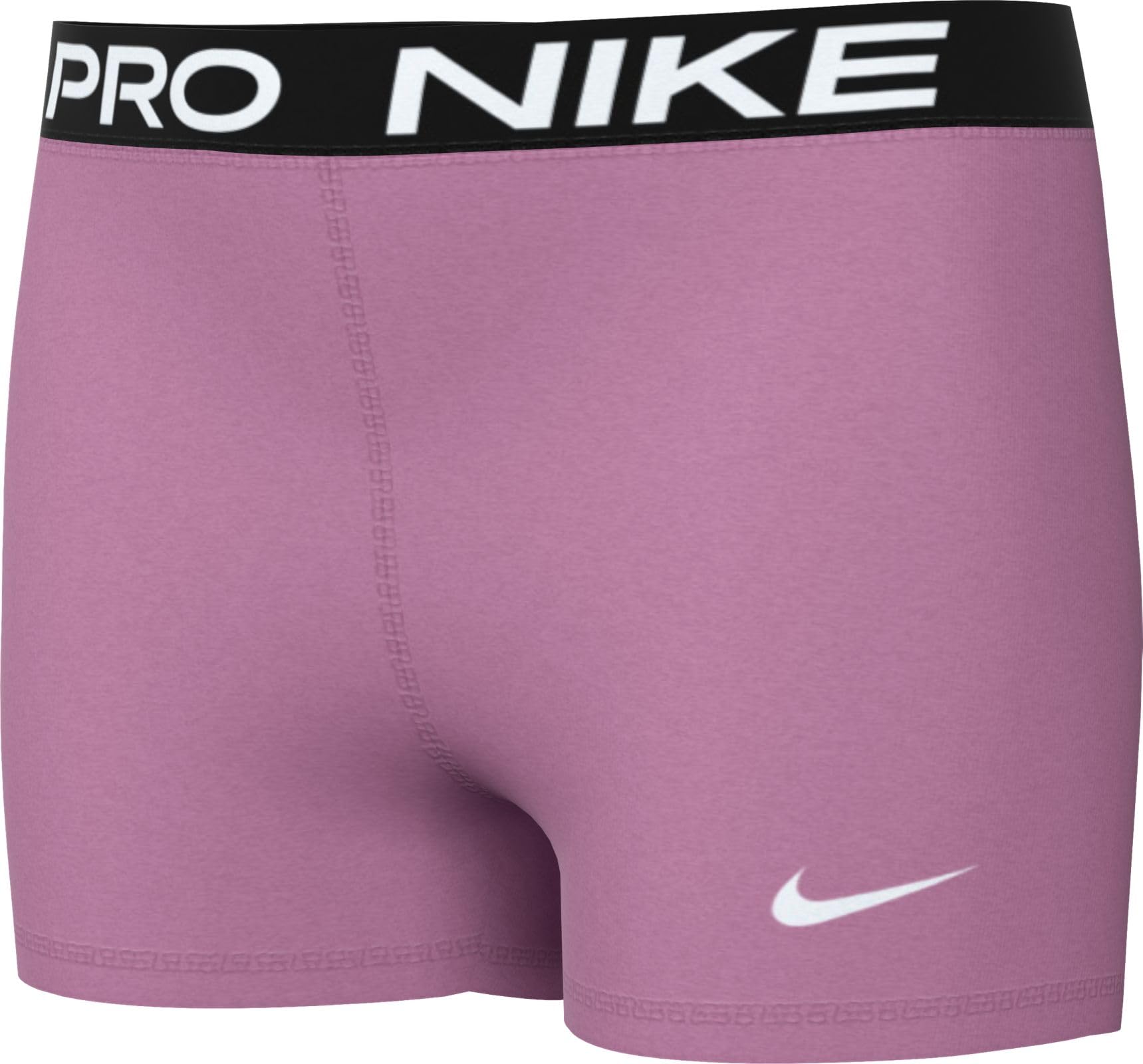 Nike Kids Pro Shorts (Little Kids/Big Kids) Magic Flamingo/White X-Small Little Kid