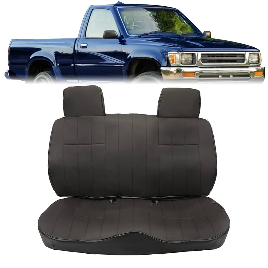 ベンチシート Amazon.com: KUAFU Black Bench Seat Cover Compatible with