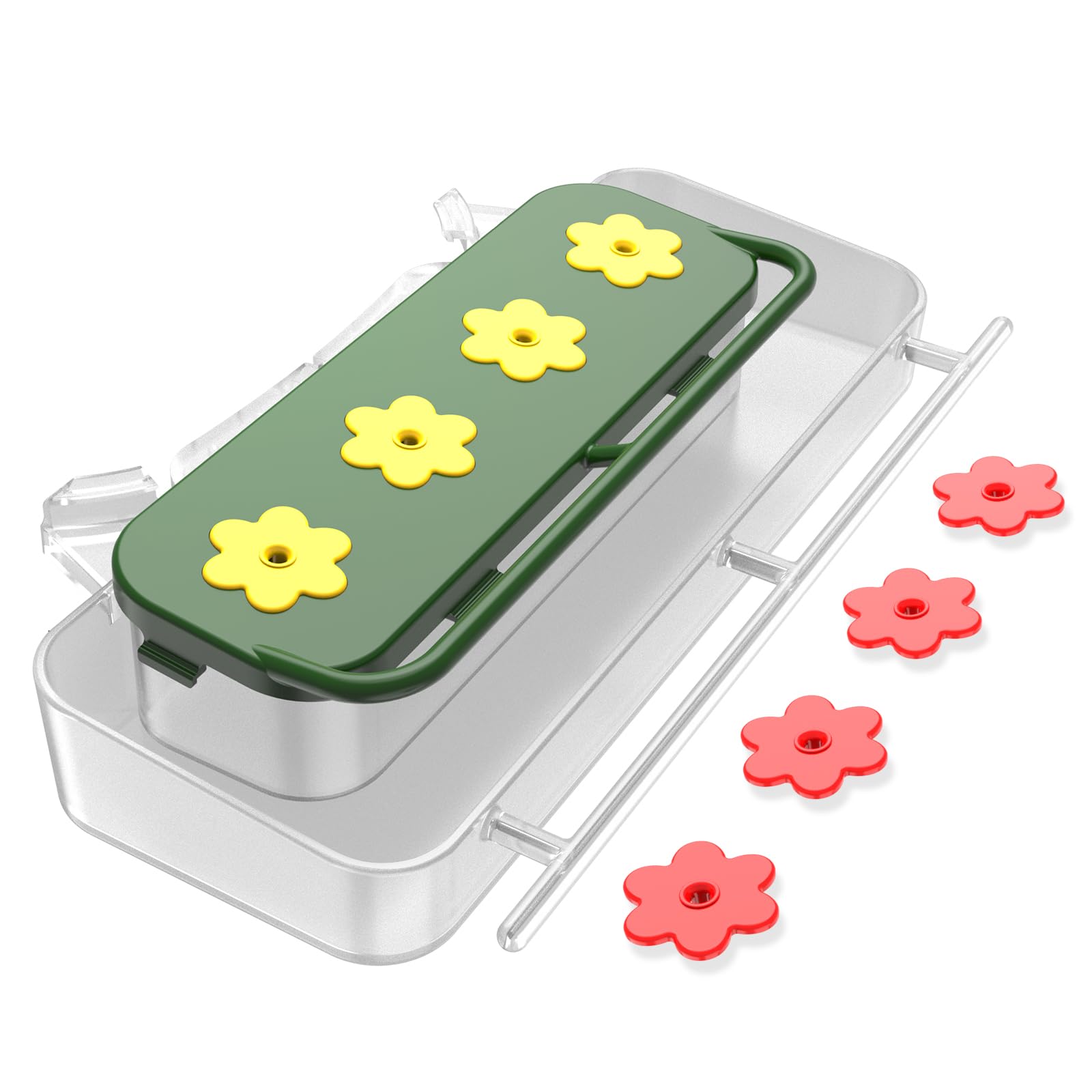 Mangeoire pour colibri avec perchoir stable pour caméra extérieure