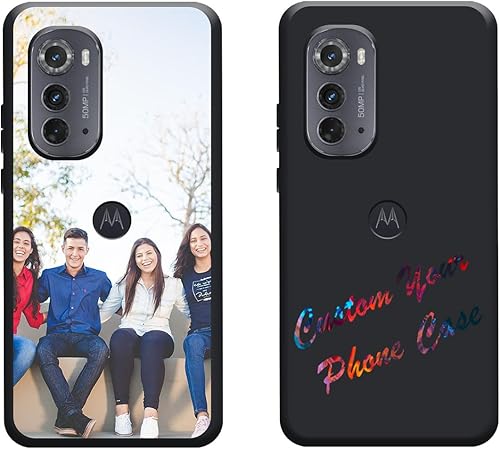 Funda personalizada con texto y fotos para Motorola Moto Edge 2022, funda de teléfono personalizada con imagen para Motorola Moto Edge 2022
