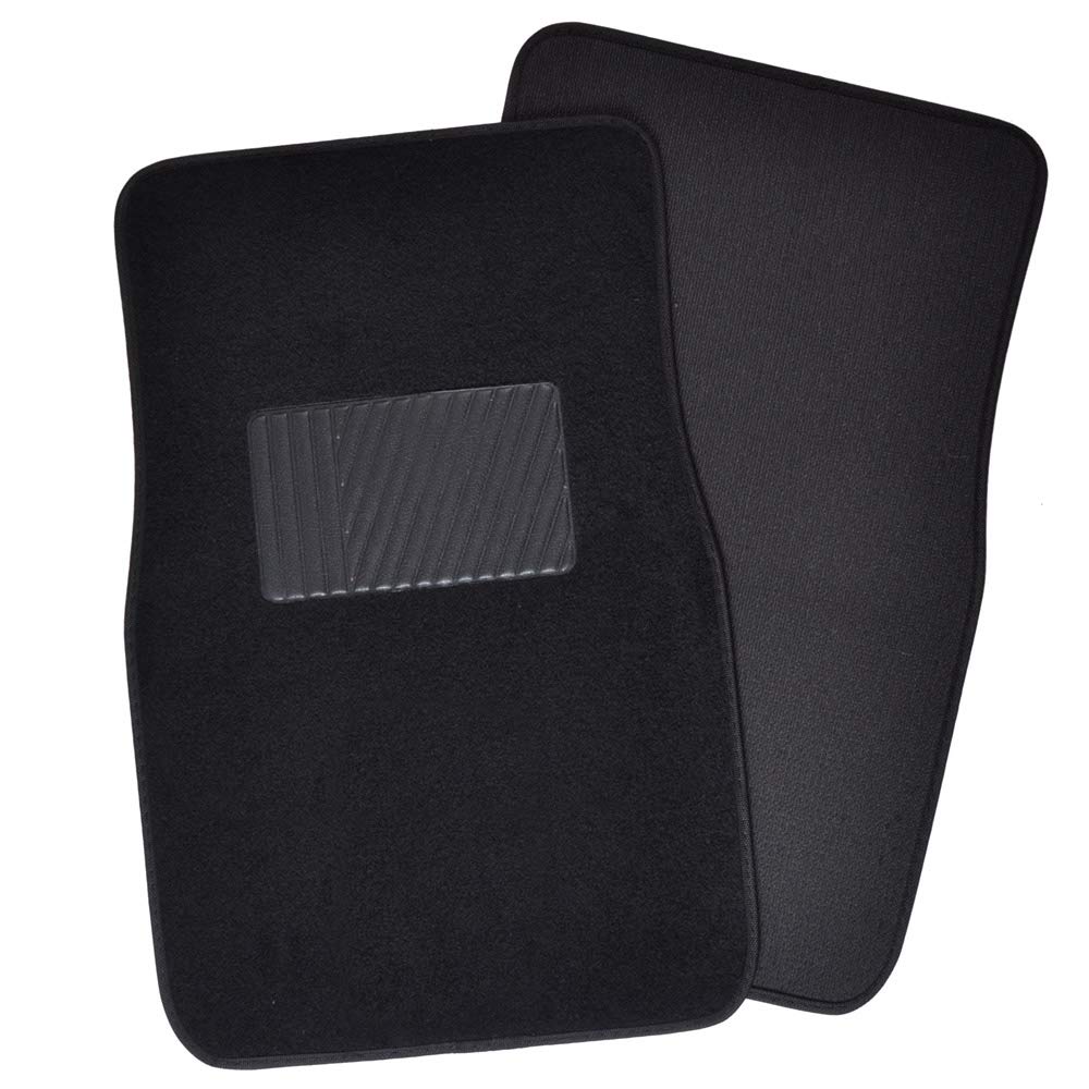Motor Trend Premium Inter-Lock Backing Carpet Car Floor Mats - Front Rear Thick Durable Auto Protection Fits Most — view 3