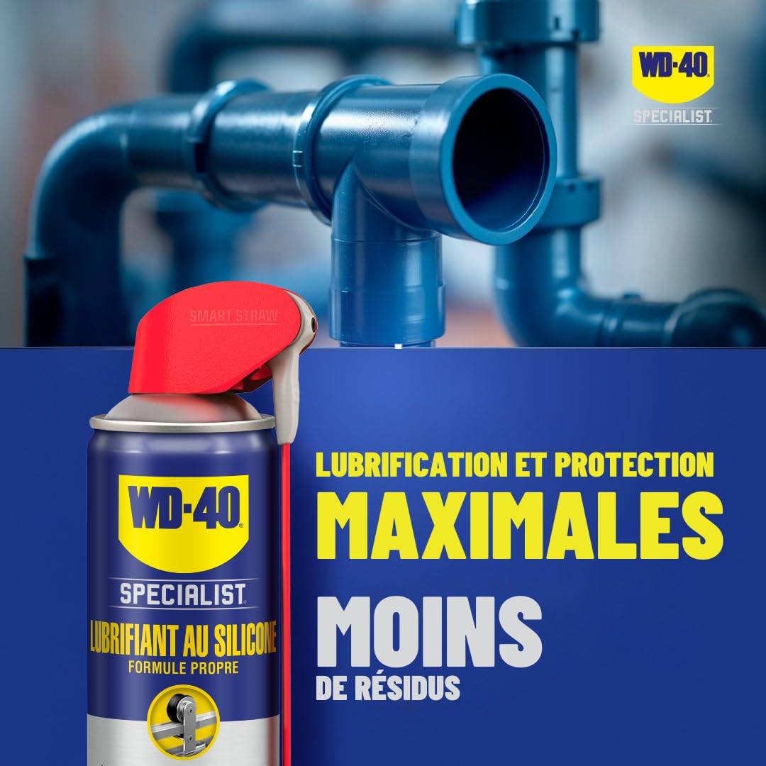 WD-40 Specialist Lubrifiant Au Silicone Spray Double Position 250 ML