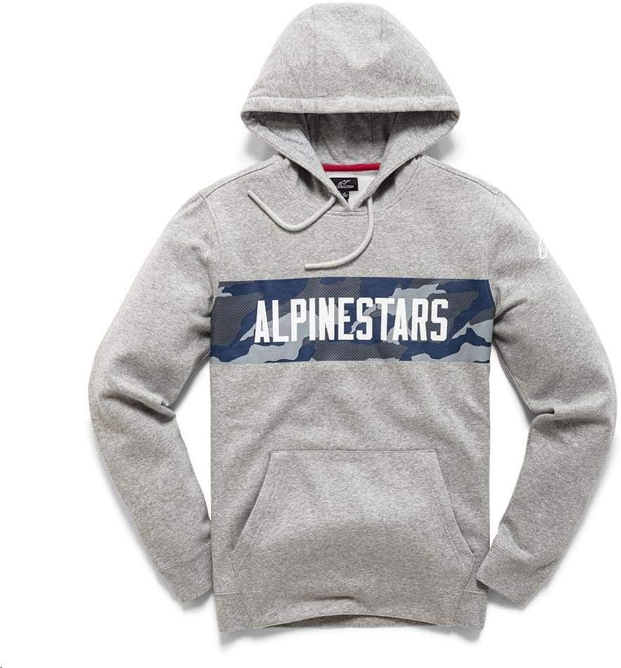 Alpinestars 1210-51400-1026-SM Blast Pullover Hoodie Grey Heather Sm