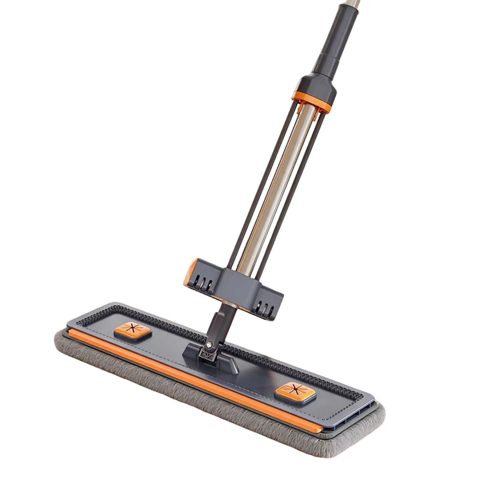 Fregona Microfibra con Mopa Fregona, Mopa para Limpieza De Suelos En Casa, Paño Lavable Reutilizable, Limpiador De Suelos Absorbente con Mango Regulable para Cocina Baño Y Superficies