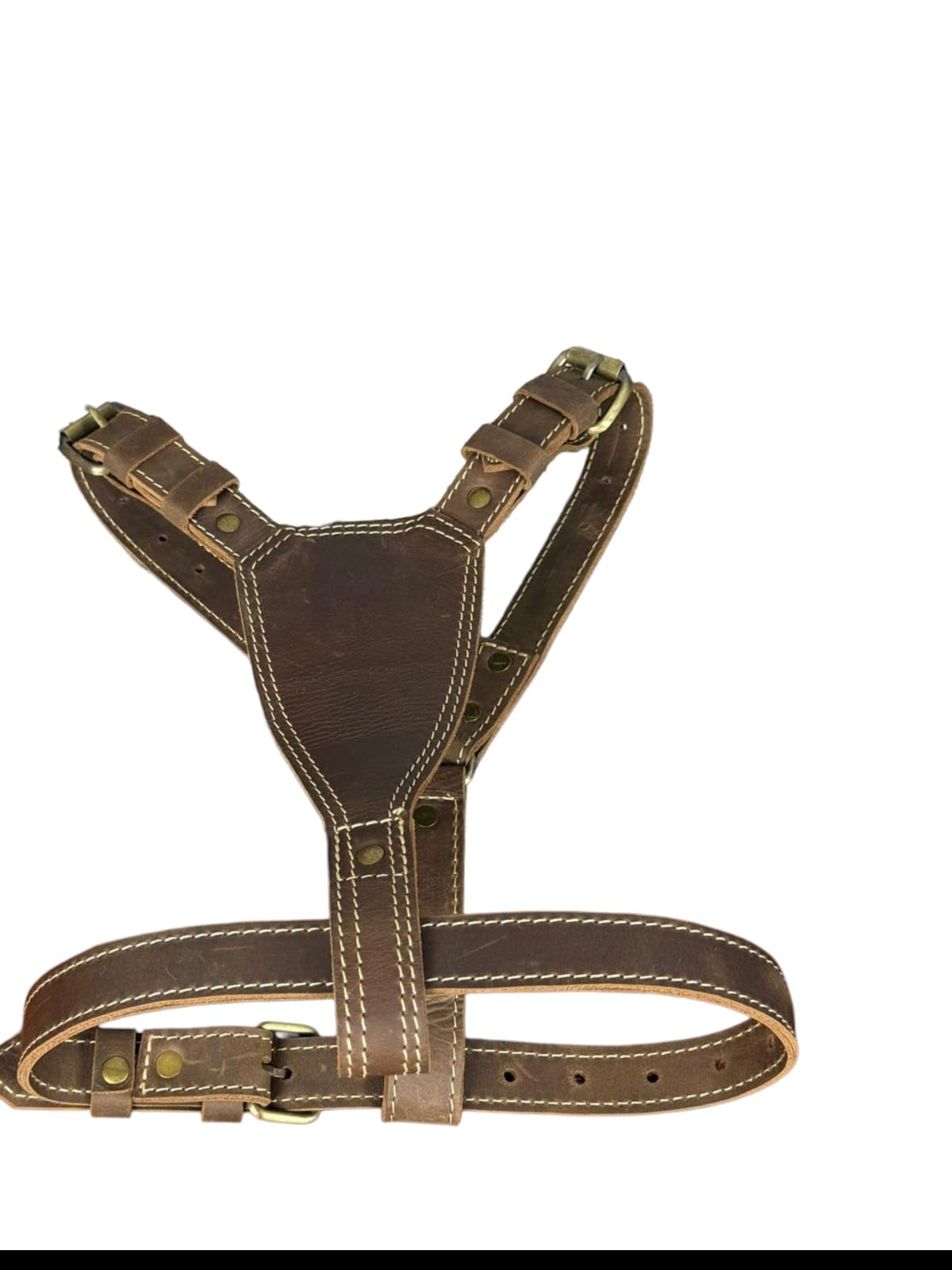 Genuine Leather Dog Harness (Medium)