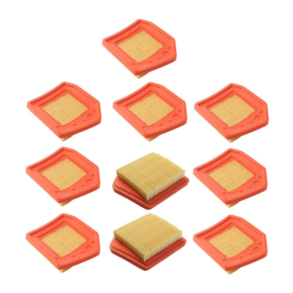10Pks Filtro de Aire 4147 140 4400 Compatible con cortacésped FS240 FS240R FS240CE FS360CE FS460CEM FR460TCEM Piezas de Repuesto