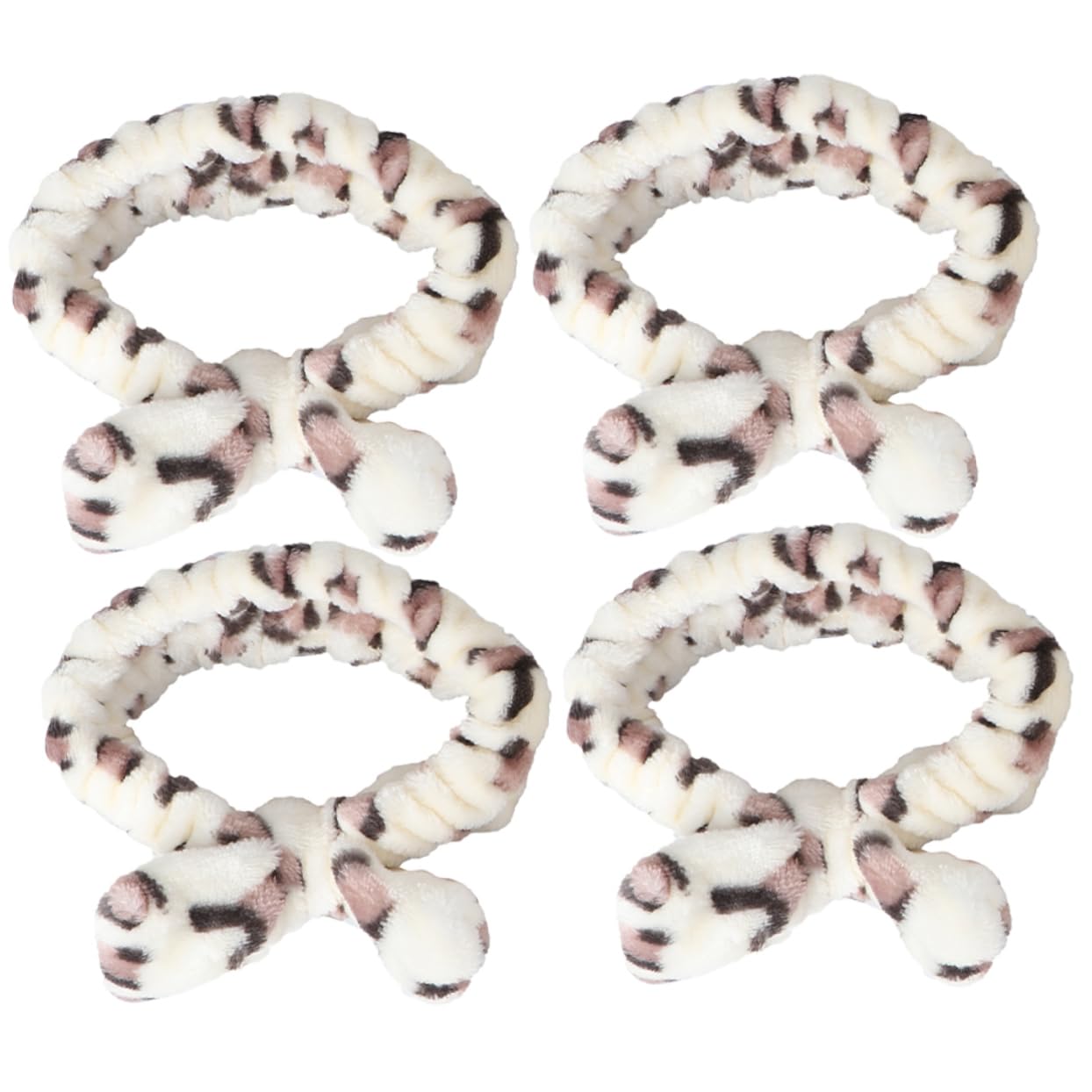 Luxury Spa Headbands 4pcs Skincare Headbands for Women Face Washing Headband Kit Soft Coral Fleece Girls Hair Accessories Luxury Spa Headbands 4pcs Skincare Headbands for Women Face Washing Headband Kit Soft Coral Fleece Girls Hair Accessories
