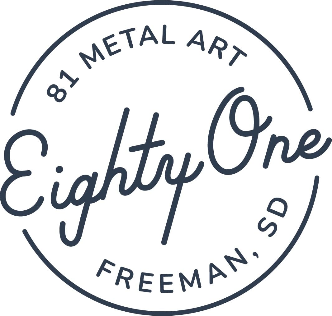 Steel Metal Letters and Numbers A through Z and 0 through 9 Height Four to Twelve Inches Tall (Eight Inches Tall, 1, Naturally Rusted)