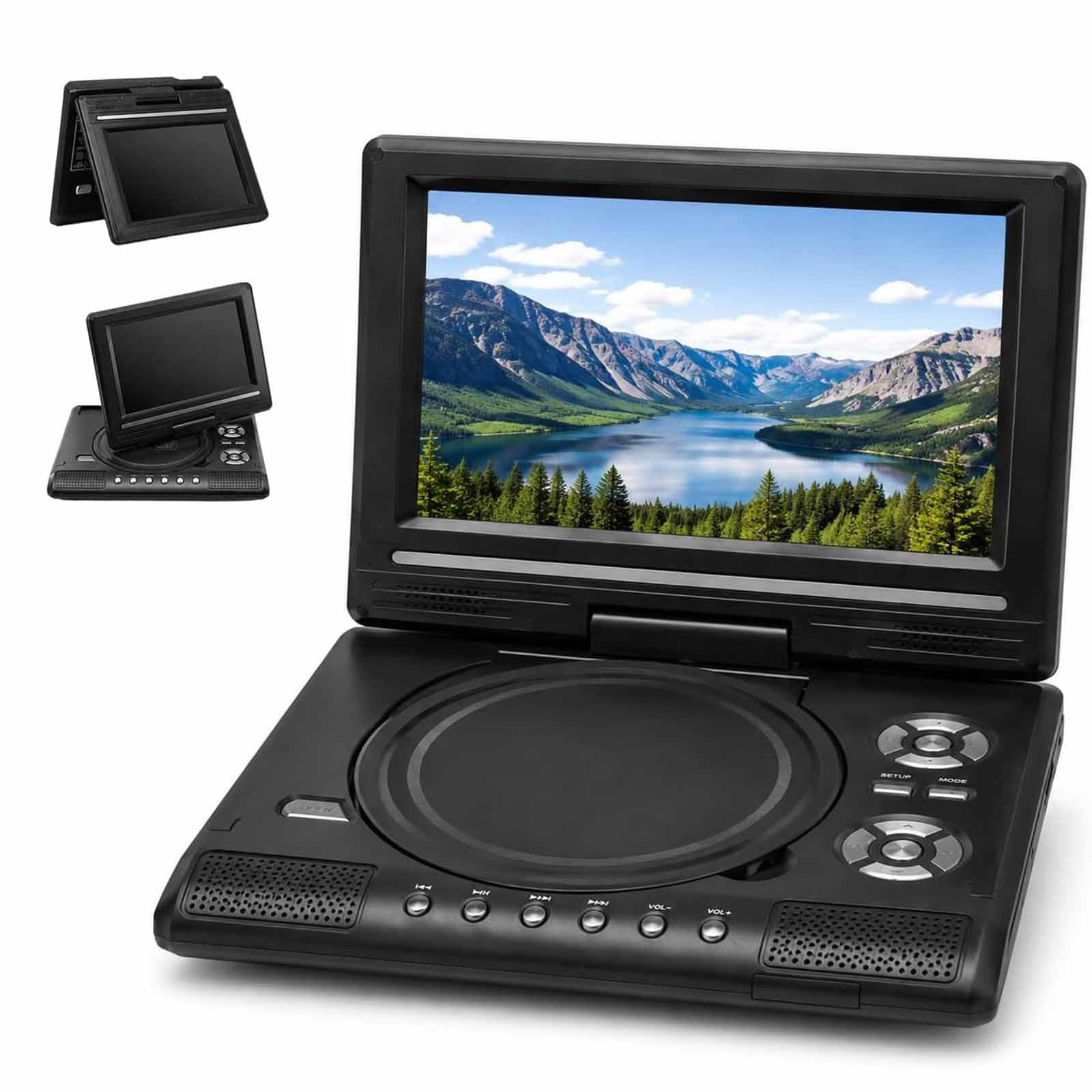 Reproductor de DVD/EVD portátil HD de 7,8 ", Reproductor de DVD portátil (1 Uds.)