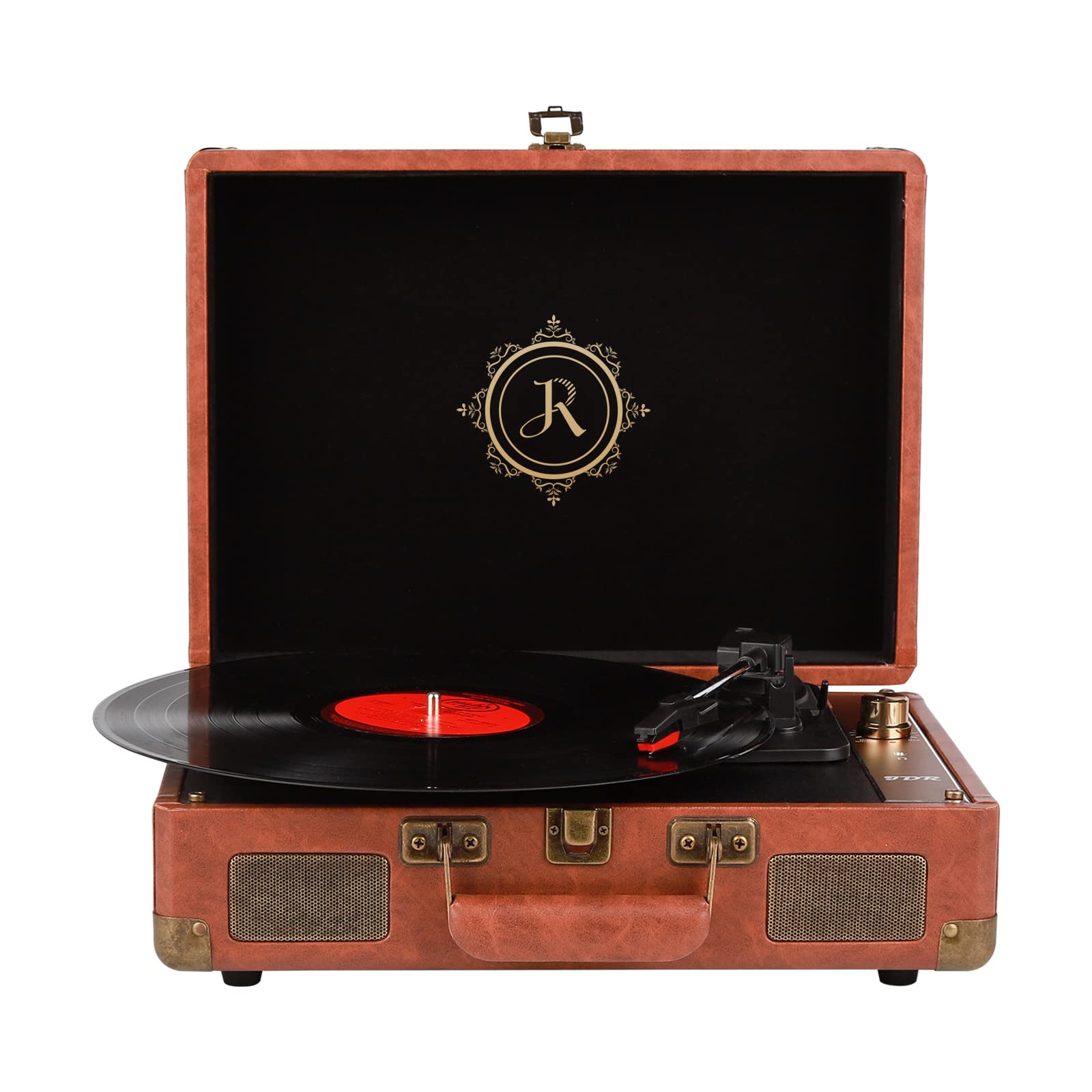 Buy Record Player Vinyl JDR Turntable with Bluetooth Speakers 3Speed