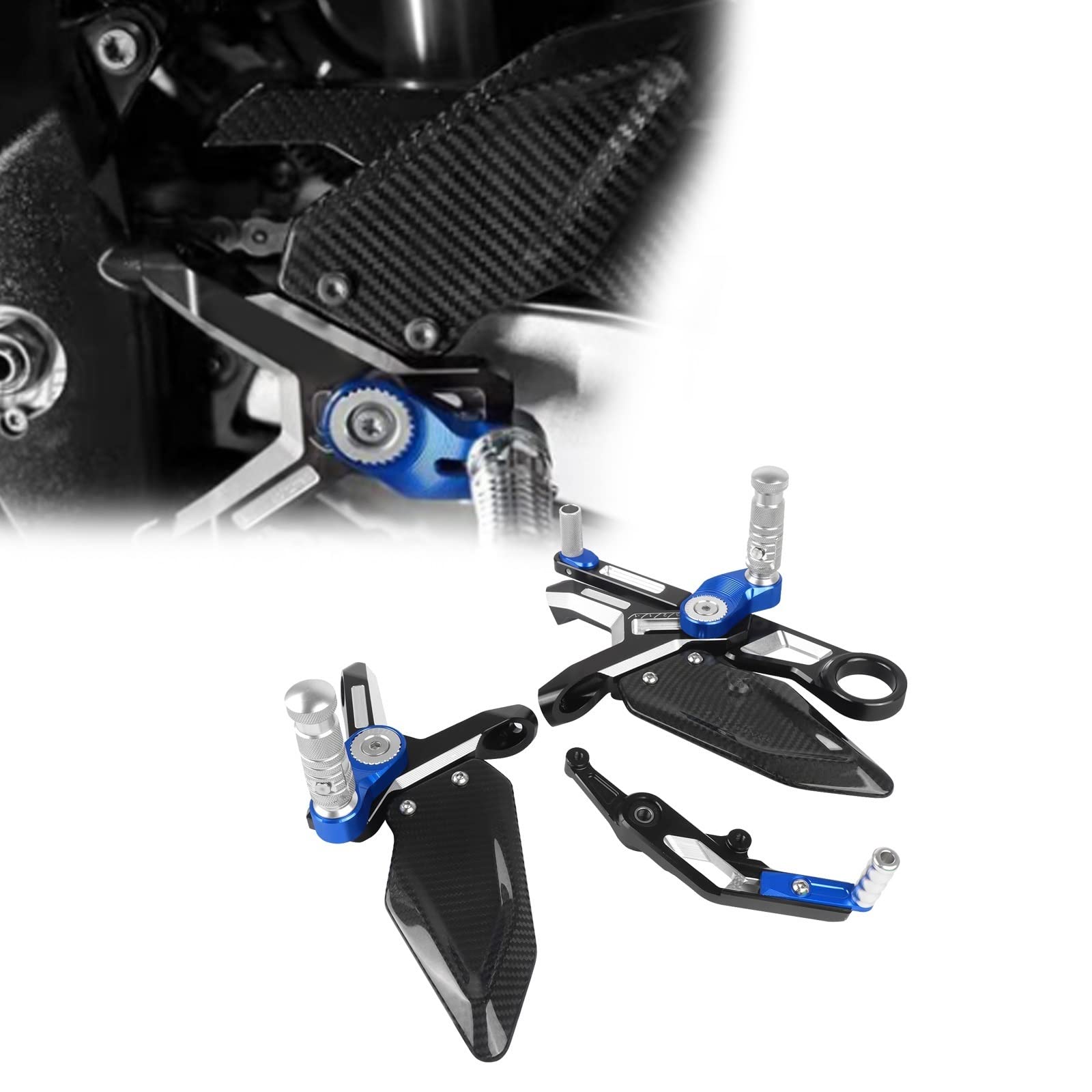 Repose-pieds moto S1000RR réglables CNC pour accessoire arrière K67