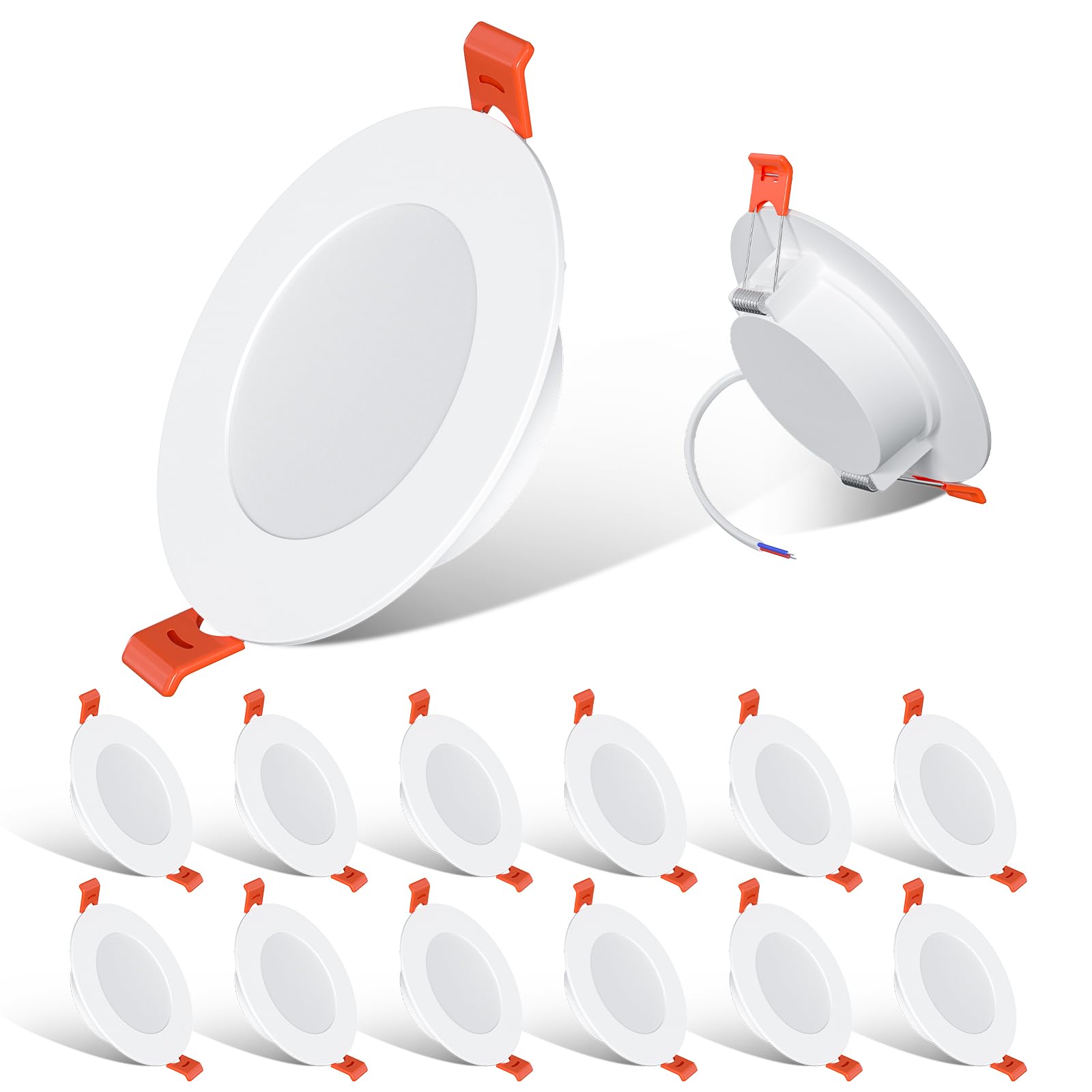 Fondiiz Lot De 12 Spot Led Encastrable 68Mm