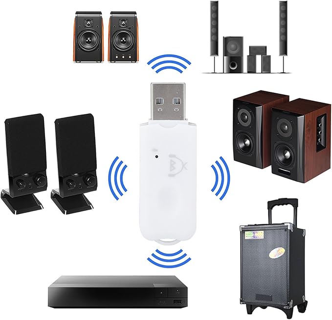 Adaptador de Audio USB Bluetooth Pilipane para Auto miniatura 7