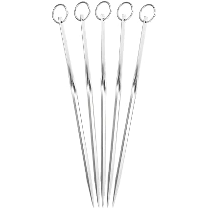 Wahei Freiz GC-138 Cookware Skewers, 6.5 inches (165 mm), Set of 5, Made in Japan