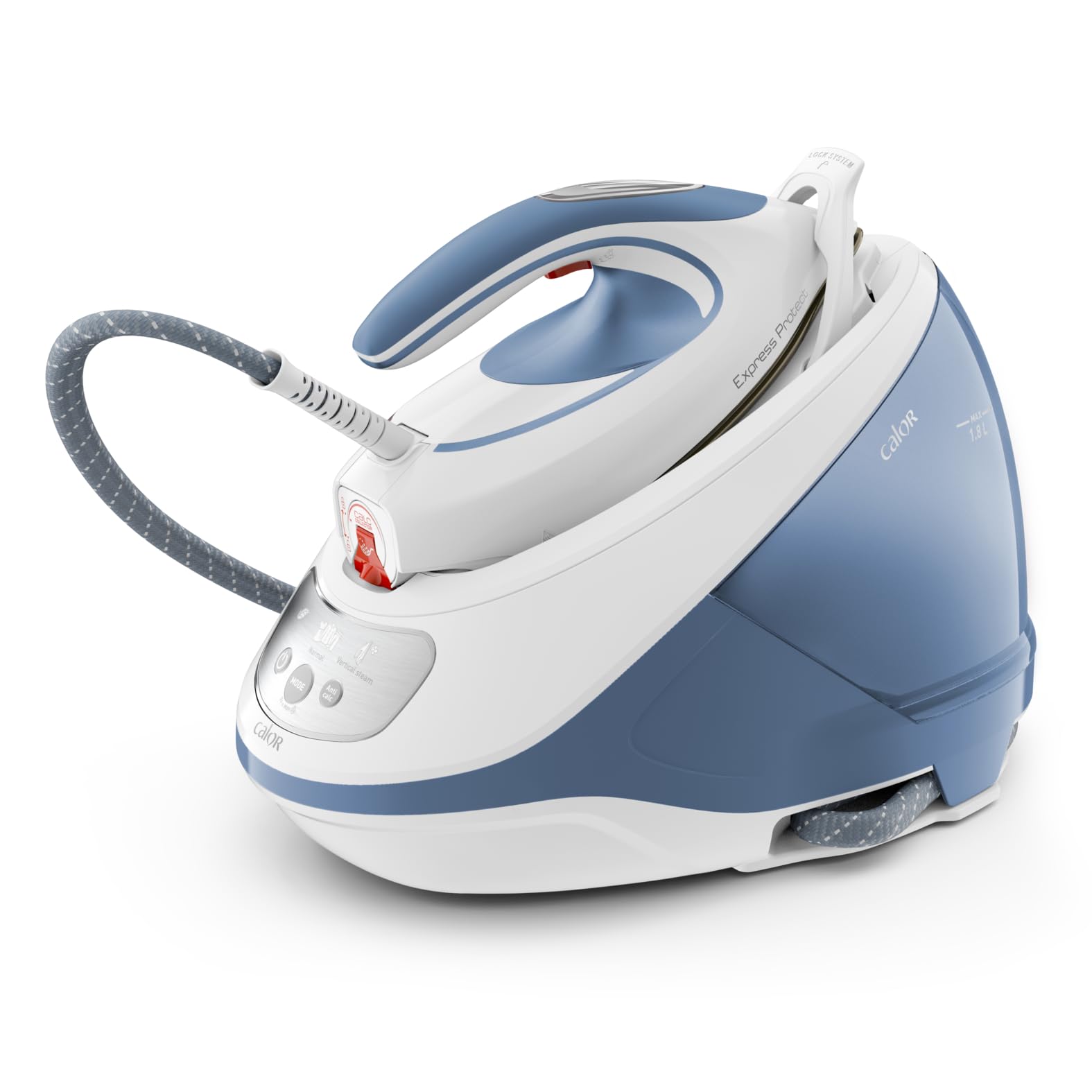 Calor Express Protect, Centrale Vapeur Classique, Débit vapeur 520 g/min, Sans réglage, Réservoir 1,8L, Fabriqué en France, SV9202C0