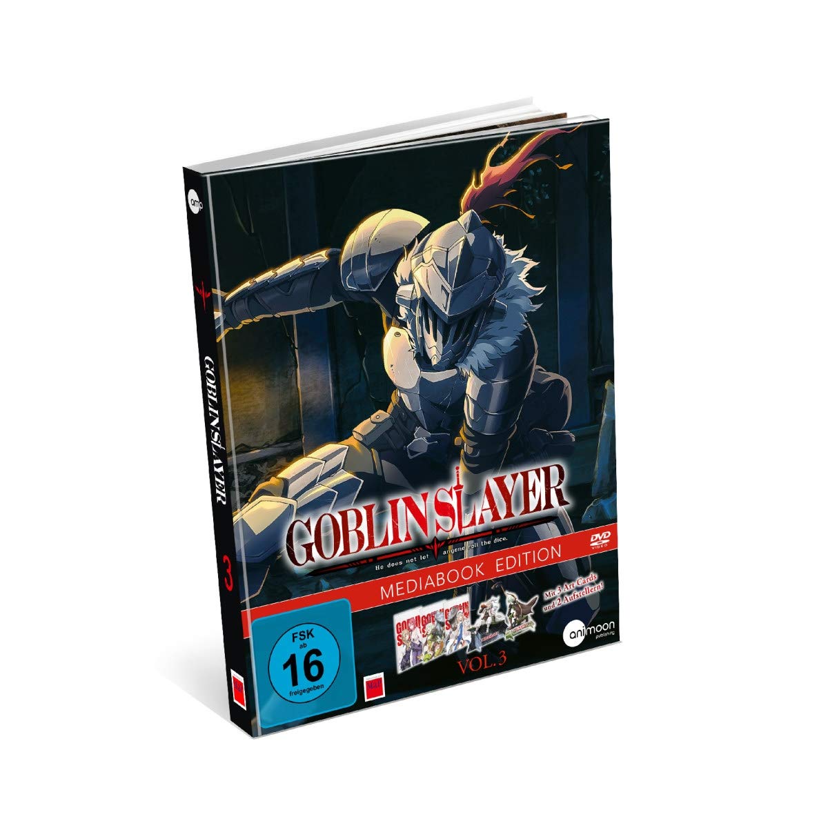 Goblin Slayer Vol.3 DVD Mediabook, el anime de fantasía oscura en edición limitada