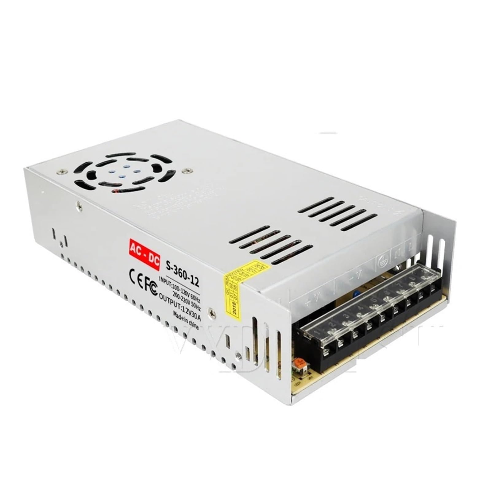 Alimentatore, Alimentatore 3V 5V 9V 12V 15V 18V 24V 36V 1A 2A 3A 5A 6A 8A 10A 20A 50A Alimentatore a commutazione da 12 V Volt a 12 V CA-CC SMPS,per stampante 3d luci di striscia(60A)