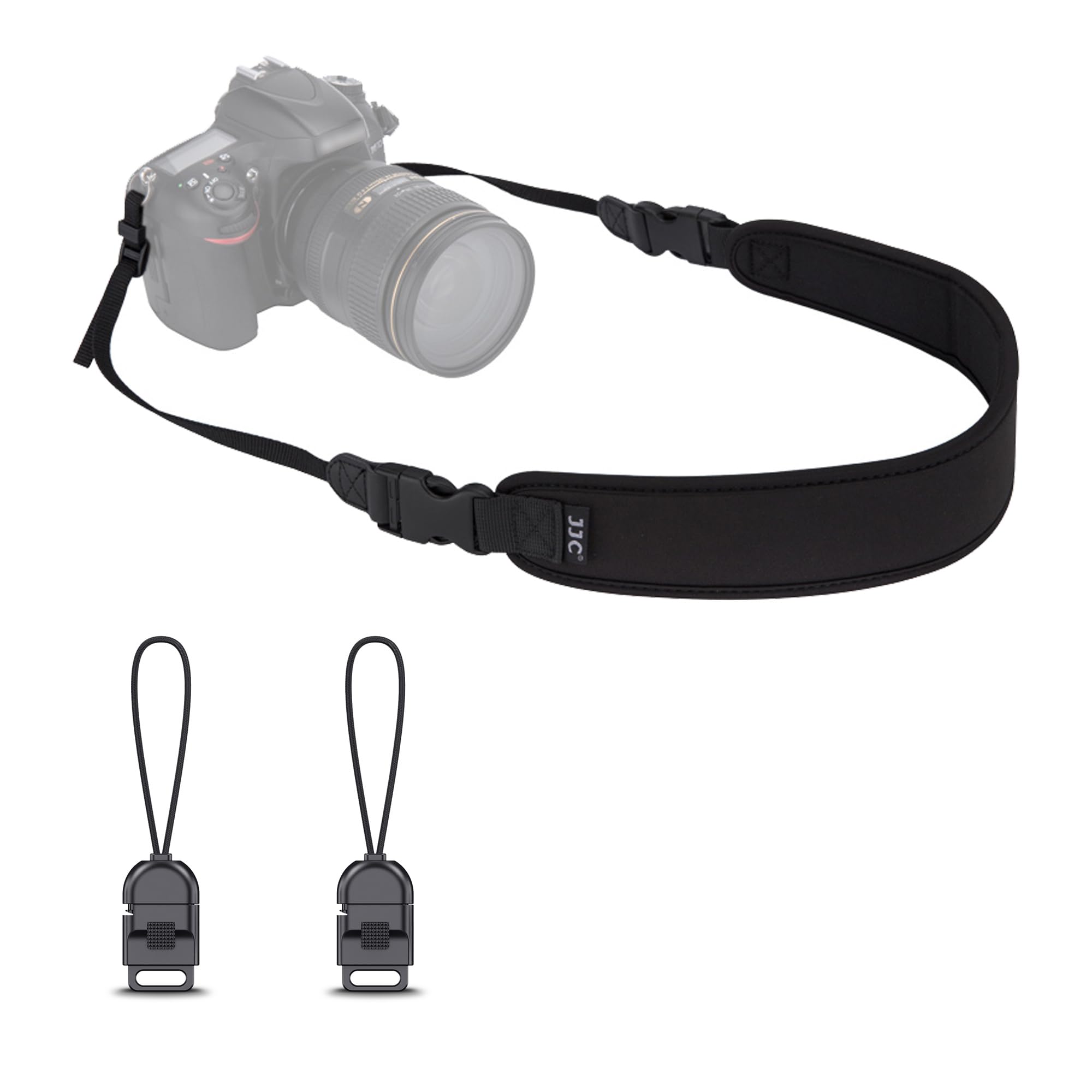 JSpod プレミアム JSネックストラップセット Amazon.com: JJC Soft Neoprene Camera Neck Strap with Quick Release