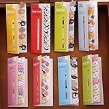 Fascolacute Kawaii DIY memo pad Sticky Notepaper Post-it Note Cartoon Animal Bear Dog Pig cat Penguin Sticker Office School Supplies,Pack of 8