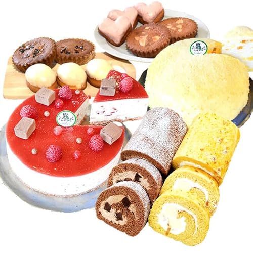 [4回定期便]スイーツ4種お届け便(ババロアケーキ・ロールケーキ2種・焼き菓子4種セット・クランベリーレアチーズケーキ) [OAD024]