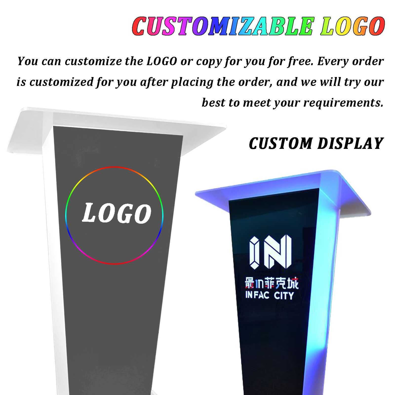 Amazon.co.jp: 演説台 演台 司会者台、28 x 18 x 43 インチの表彰台、7