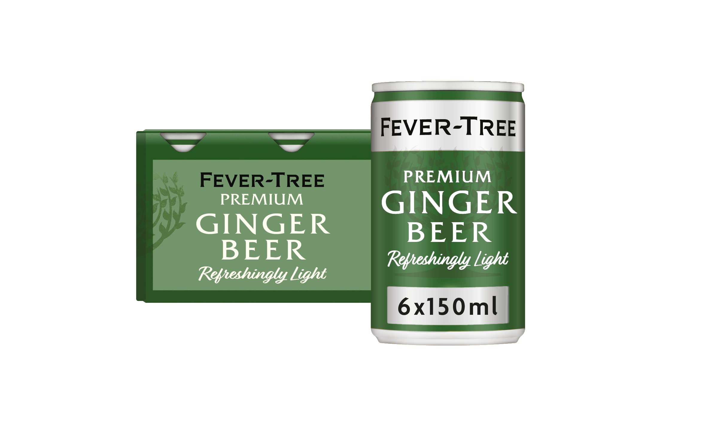 Fever-Tree Refreshingly Light Ginger Beer 6x150ml