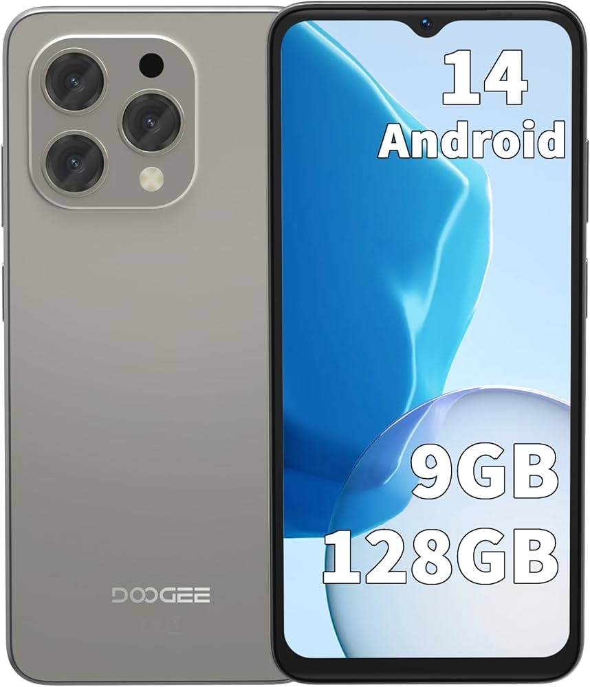Amazon | DOOGEE N55 スマートフォン 本体 SIMフリー 4G対応 9GB+128GB