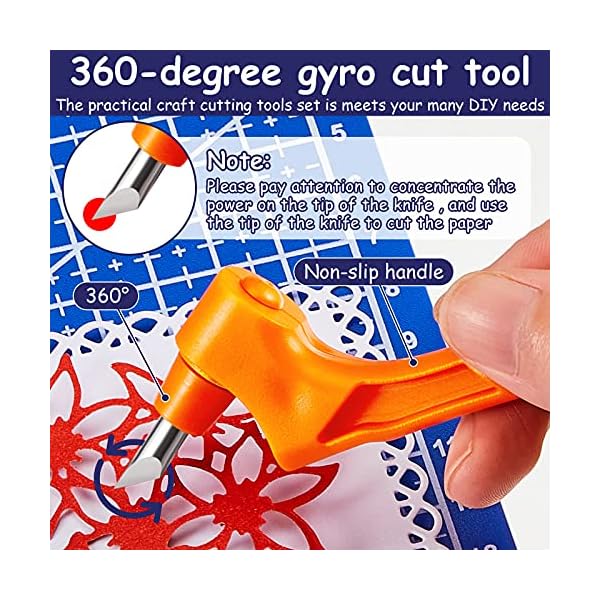 360 Rotating Craft Cutting Tools Set,3 Pieces Specialty Cutting Tools