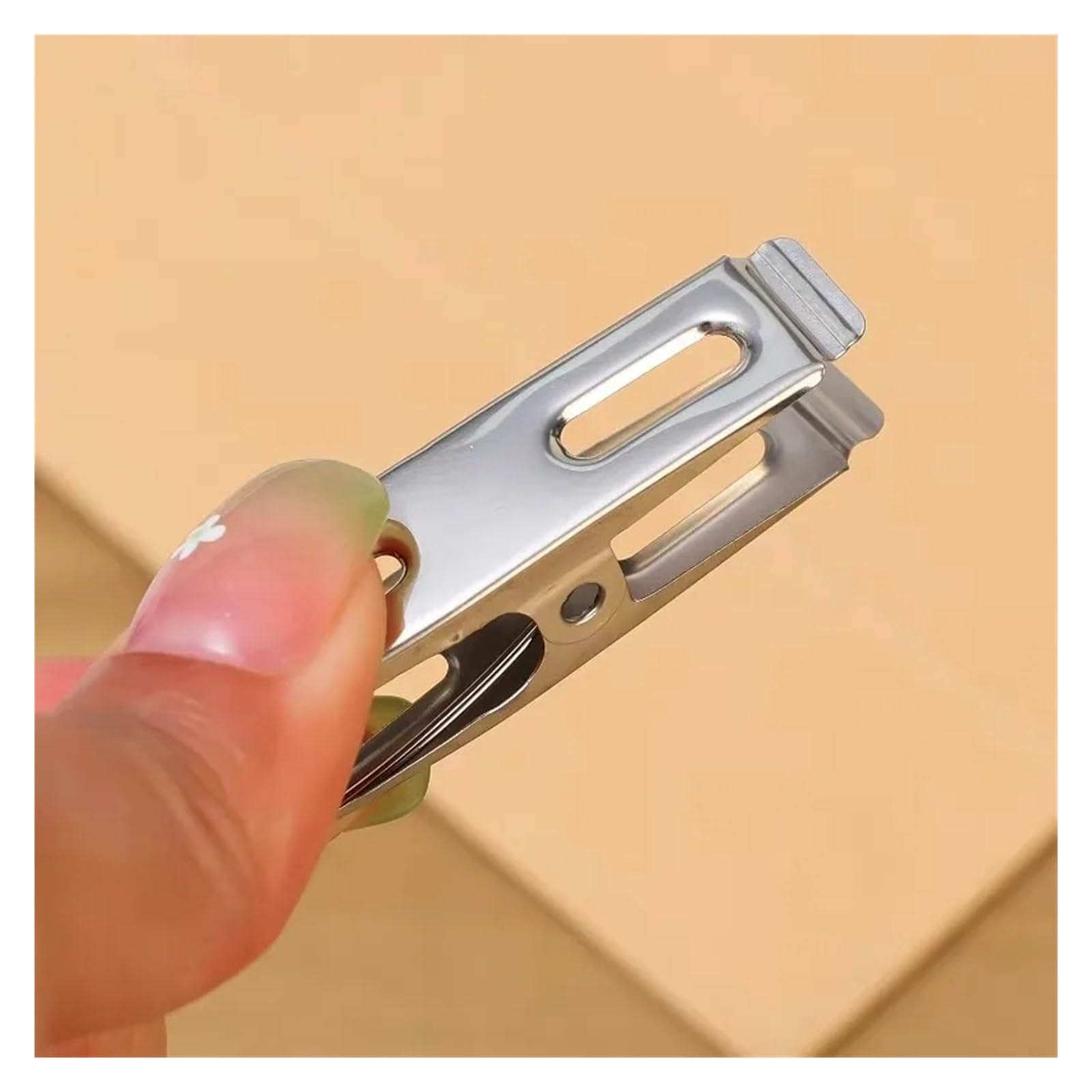 Metall-Wäscheklammern, 200 Stück, Edelstahl-Wäscheklammern, Metall-Wäscheklammern, Kleiderbügel für Kleidung, Steppdecken, Multifunktions-Wäscheklammern für Wäscheleine, Befestigung, Handtuch, Socken
