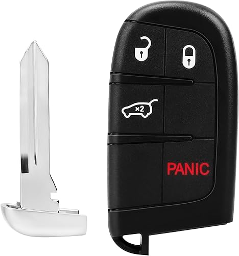 OGATOO Llavero inteligente para automóvil sin llave para Dodge Charger Challenger Dart Durango 2011 2012 2013 2014 2015 2016 2017 2018 2019 2020