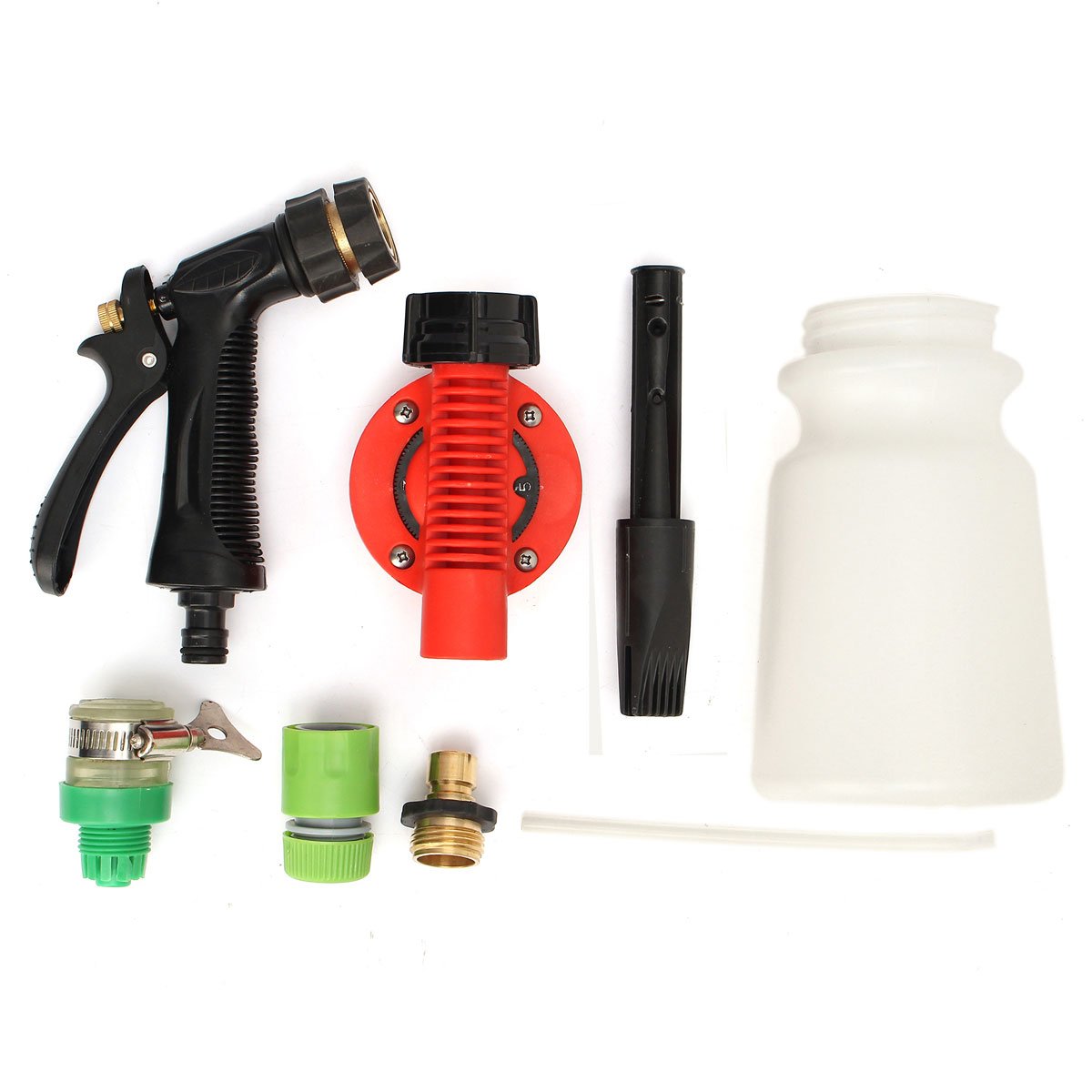 JenNiFer 2 w 1 Pistolet piankowy do czyszczenia samochodu Foamaster pistolet do mycia spieniacz pistolet woda mydło szampon opryskiwacz