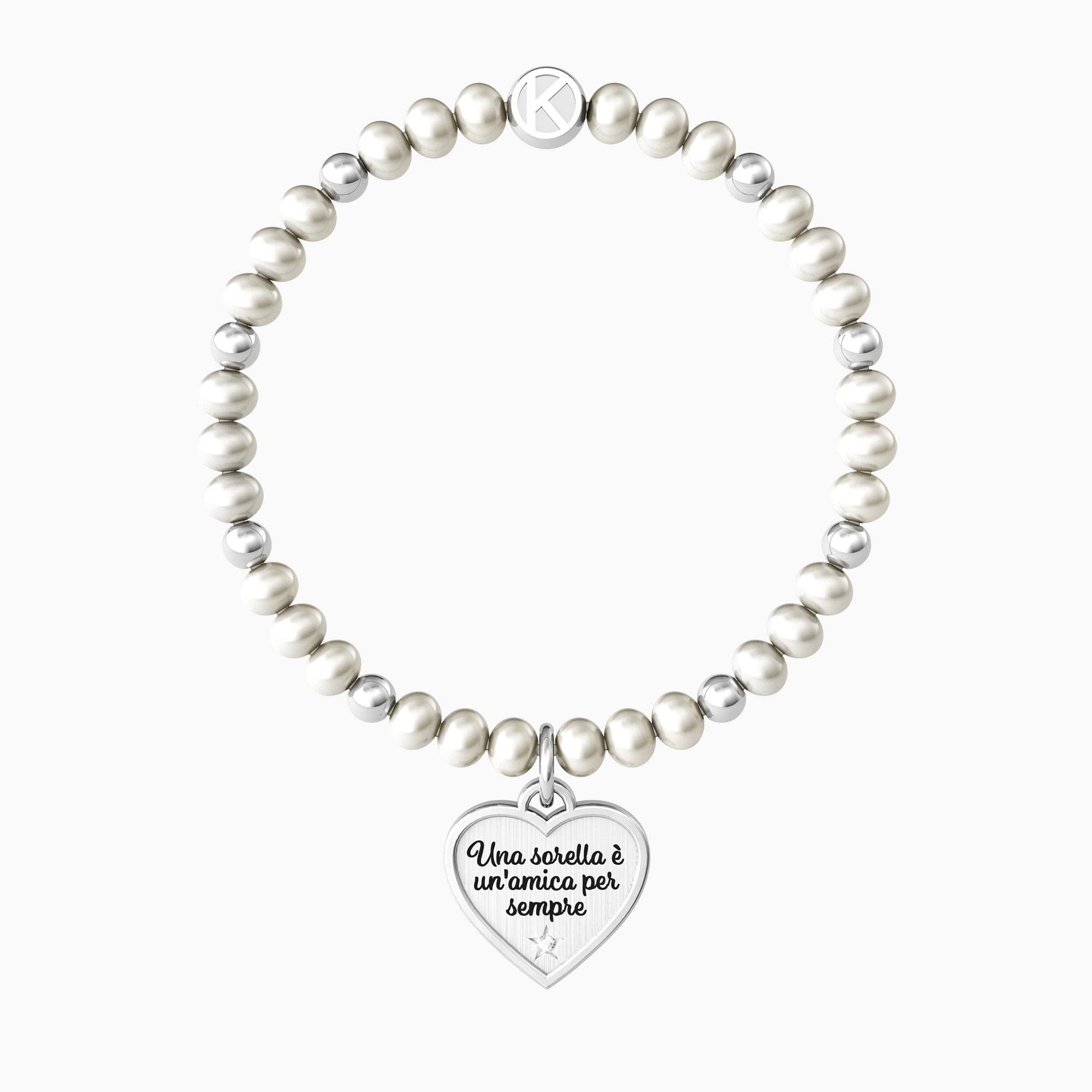 KIDULT - Bracciale Donna - Una Sorella è un'Amica per Sempre | Family - 732098