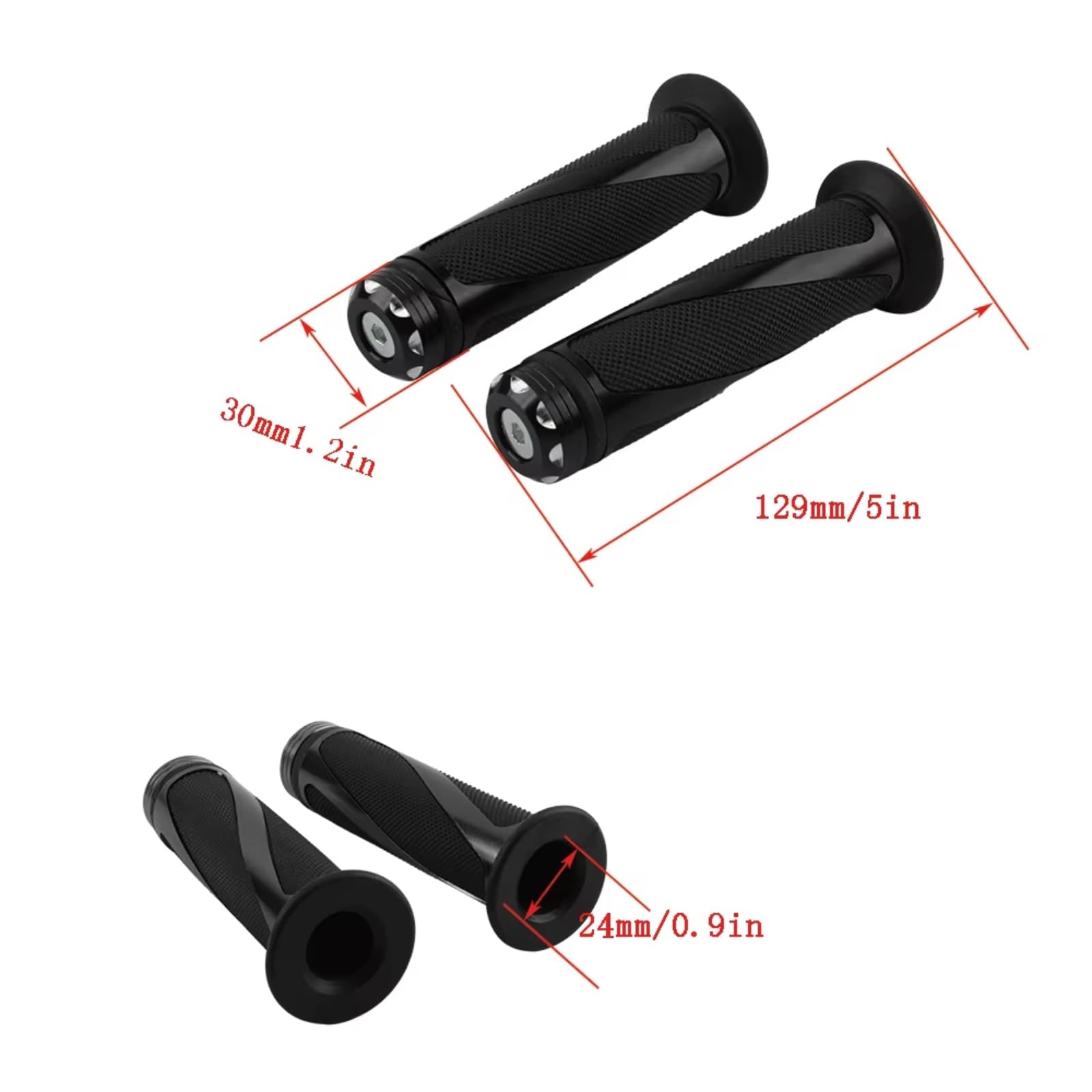 Für Motorrad Lenkerabdeckungen Griff Griff Anti-Rutsch-Hülse