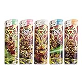 パチンコ パチスロ パチキャラ グッズ サンセイ 牙狼GOLDディスポライター 電池着火式 PSC認定済み 使い捨てライター 5本