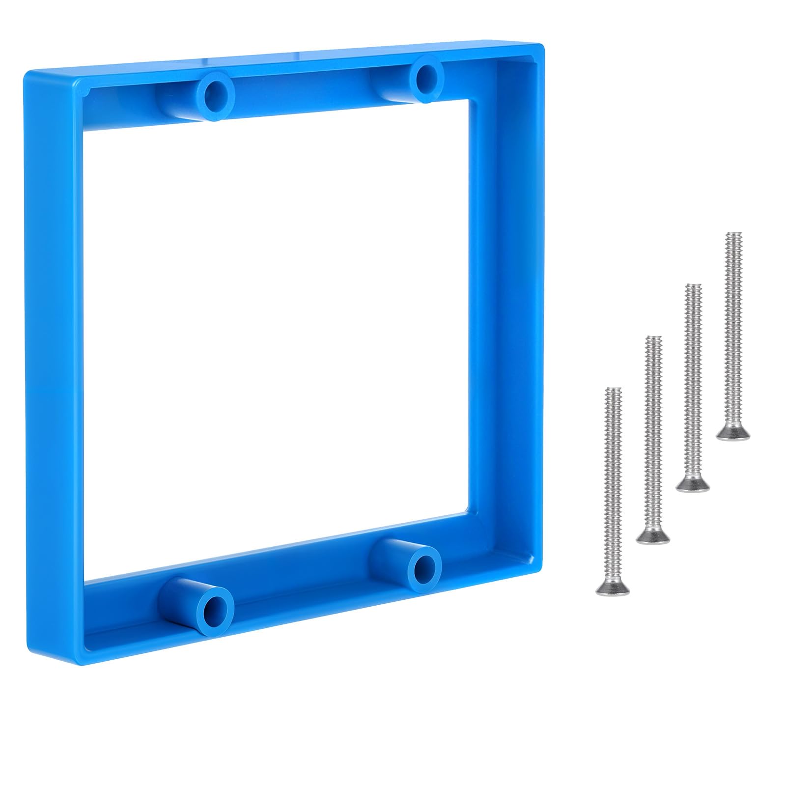 Photo 1 of 1/2" Double Outlet Box Extender Electrical 2 Gang Box Extender Double Receptacle Extenders with 4Screws for Electrical Outlet Switches Electricals Boxes Blue