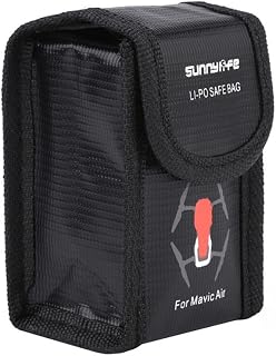 Battery Safety Guard, LiPo Battery Explosion Proof Pouch Protective Safe Bag Storage Case for DJI Mavic Air RC Drone(1 Battery(S))