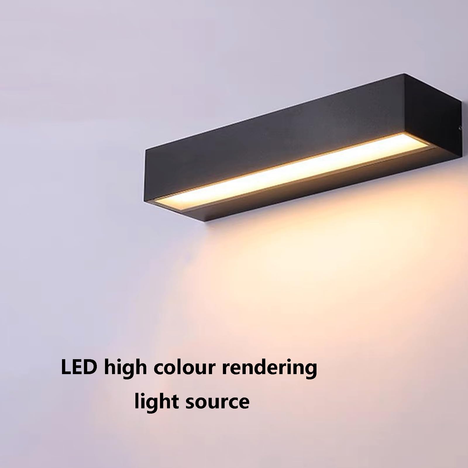 Zewnętrzny kinkiet LED, dekoracyjna lampa tarasowa, nowoczesna designerska lampa ścienna IP65, lampa ścienna do użytku na zewnątrz/wewnętrzna, aluminiowa lampa balkonowa, p