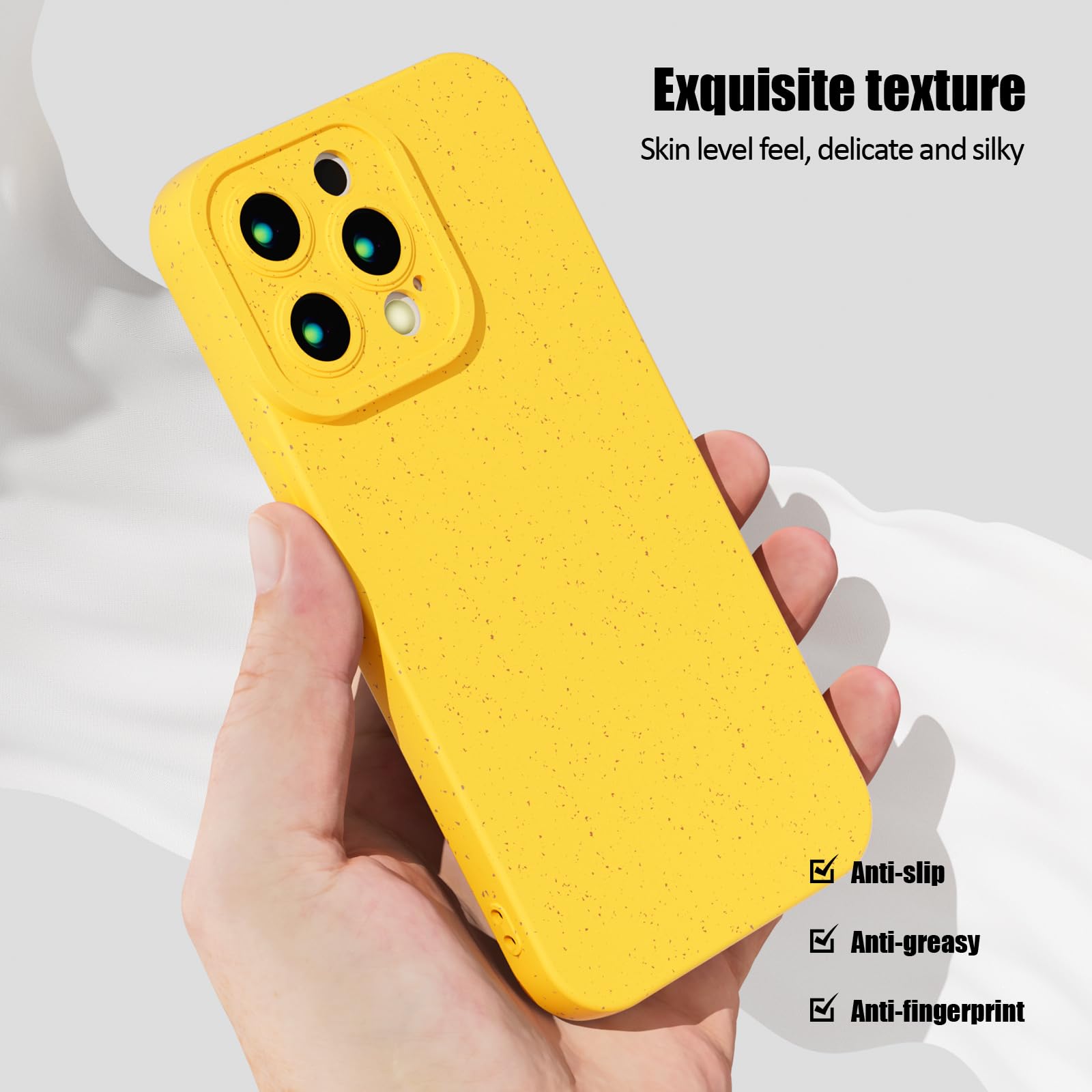 BioCase Custodia Biodegradabile Per IPhone SE 2022/2020/8/7/6s – Realizzata Con Residui Di Grano, Sostenibile E Vegana, Pianta Un Albero - 3