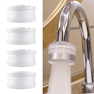 Long-Lasting Faucet Water Filter for Bathroom Sink .Kitchen Faucet Water Purifier.Hard Water Softener.Relieve Dry, Rough&Itchy Skin, Suitable For Sensitive Skin.Make Skin Smooth &Tender. Tylola TWF-01