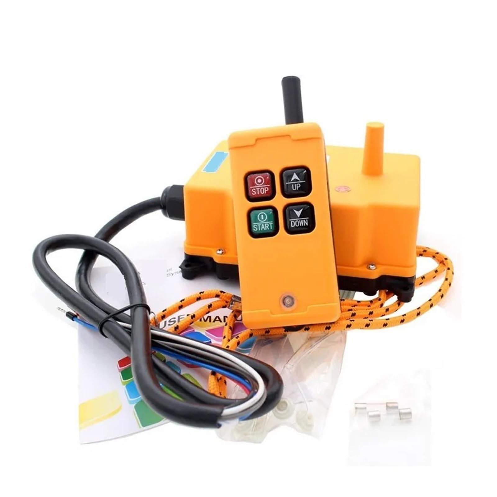 De Control Remoto Inalámbrico For Grúa Industrial HS-4 De 4 Canales Y 1 Velocidad, 12 V, 24 V Y 380 V(12-24VDC)
