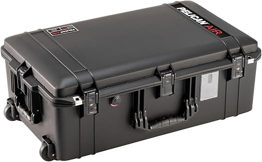 Pelican Air 1595 Travel Case - Large Hard Case Luggage - Suitcase with Wheels (Black)