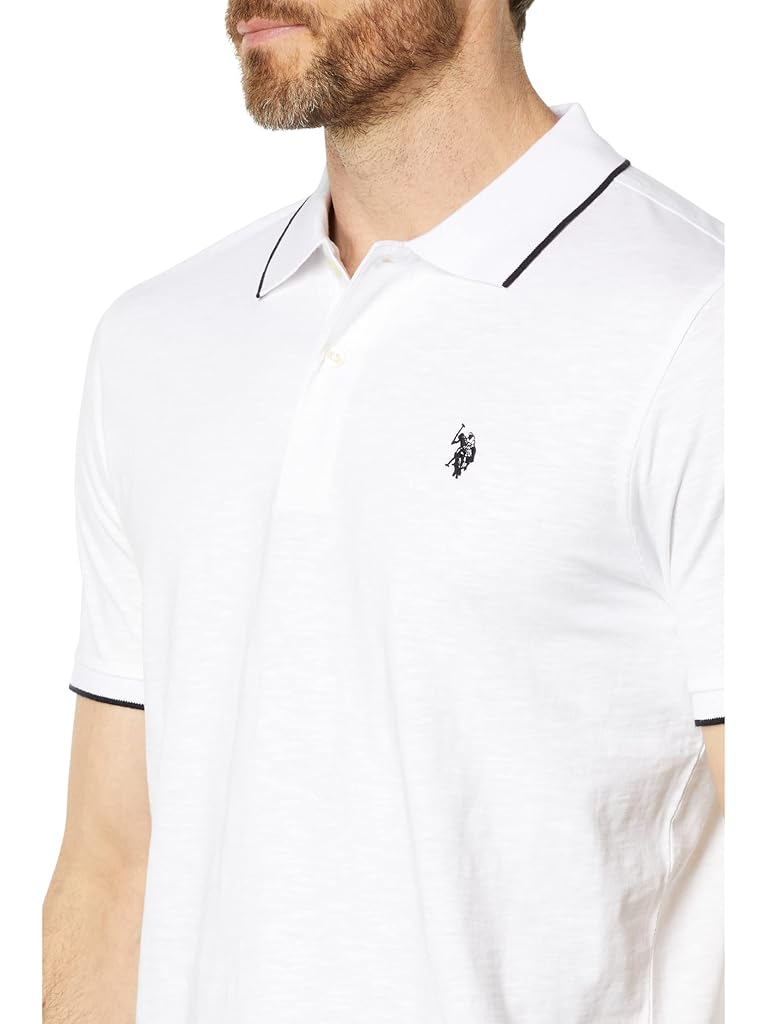 U.S. POLO ASSN. Short Sleeve Slub Jersey Polo