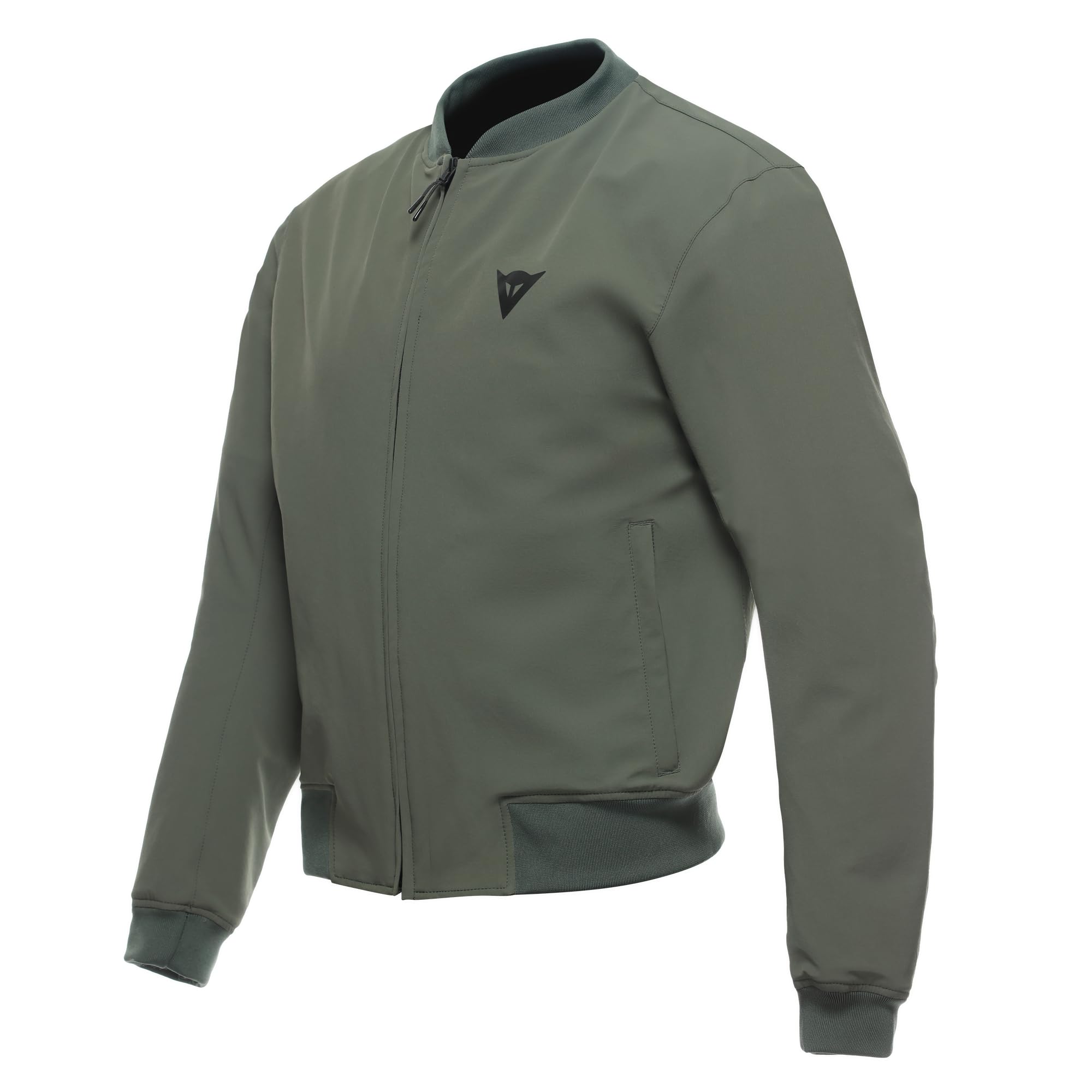 Dainese - Bhyde No-Wind Tex Jacket, Motorcycle Bomber, Windproof And Water Repellent Fabric, Soft Protectors On Shoulders And Elbows, Men's Motorcycle Jacket, Green, 60