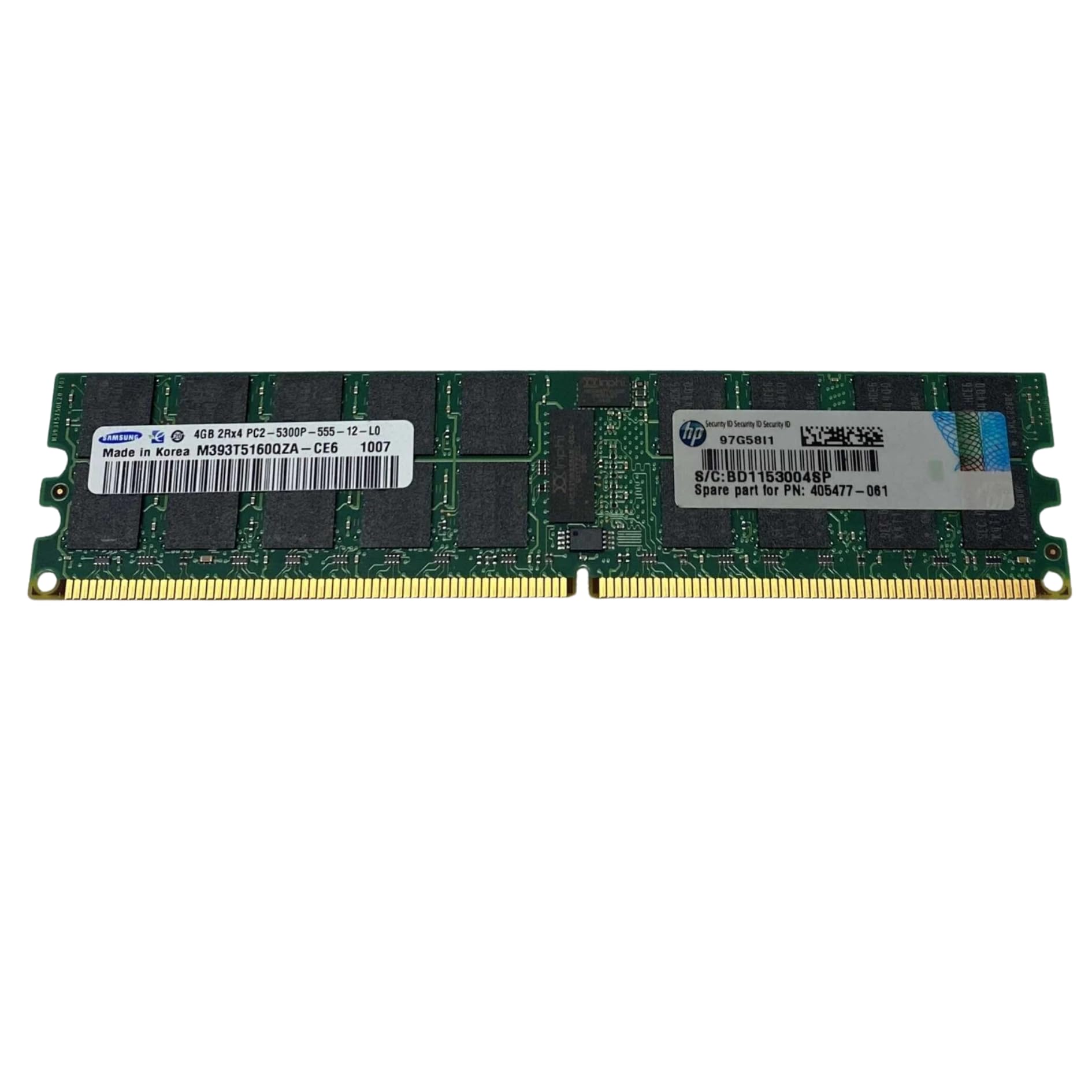 Samsung 4GB Server RAM Memory DDR2 667MHz PC2-5300 SDRAM 2RX4